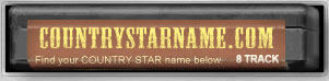 Country Star Name Music 8 Track